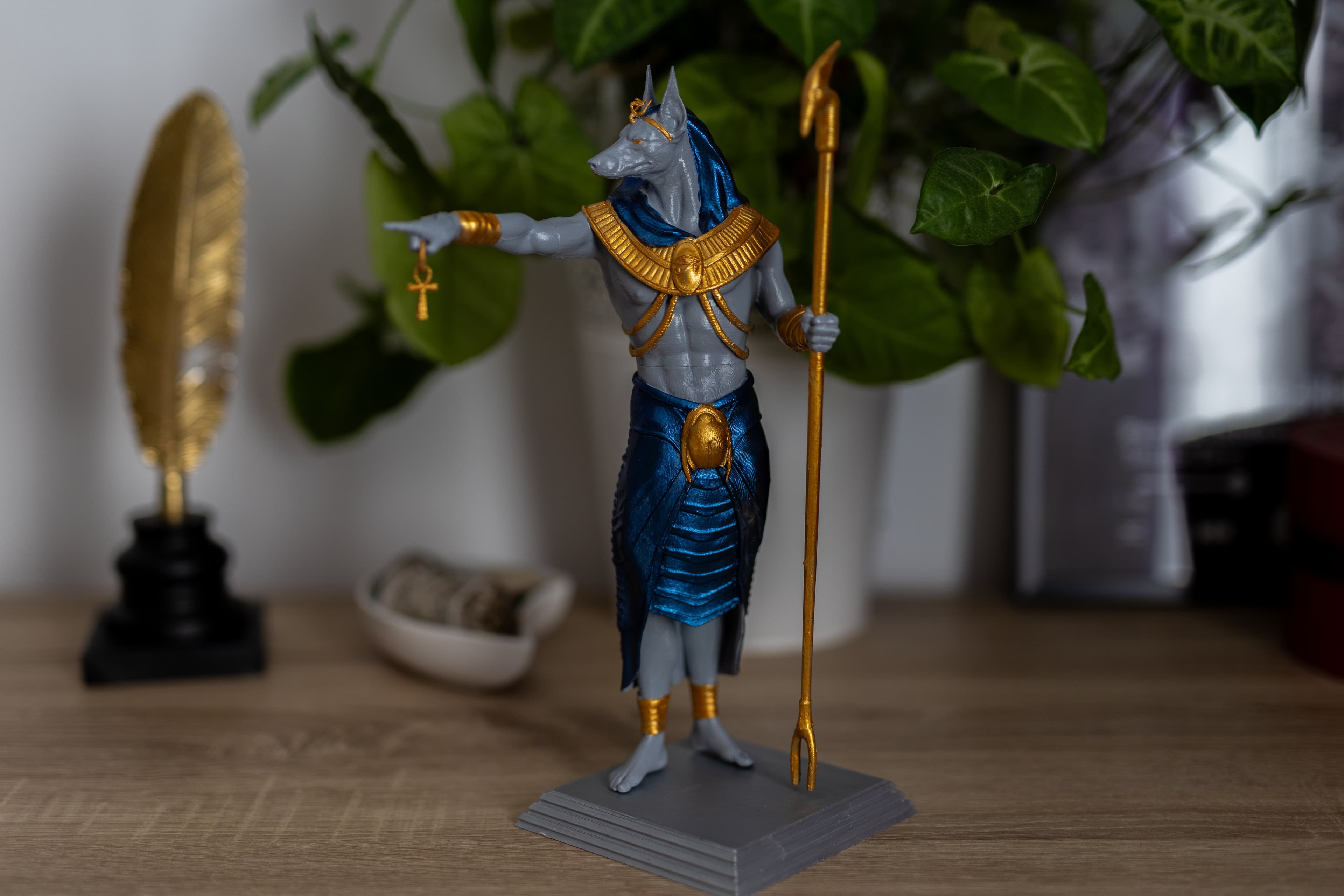Plasma Harmonizer Statue — Anubis (30 cm)